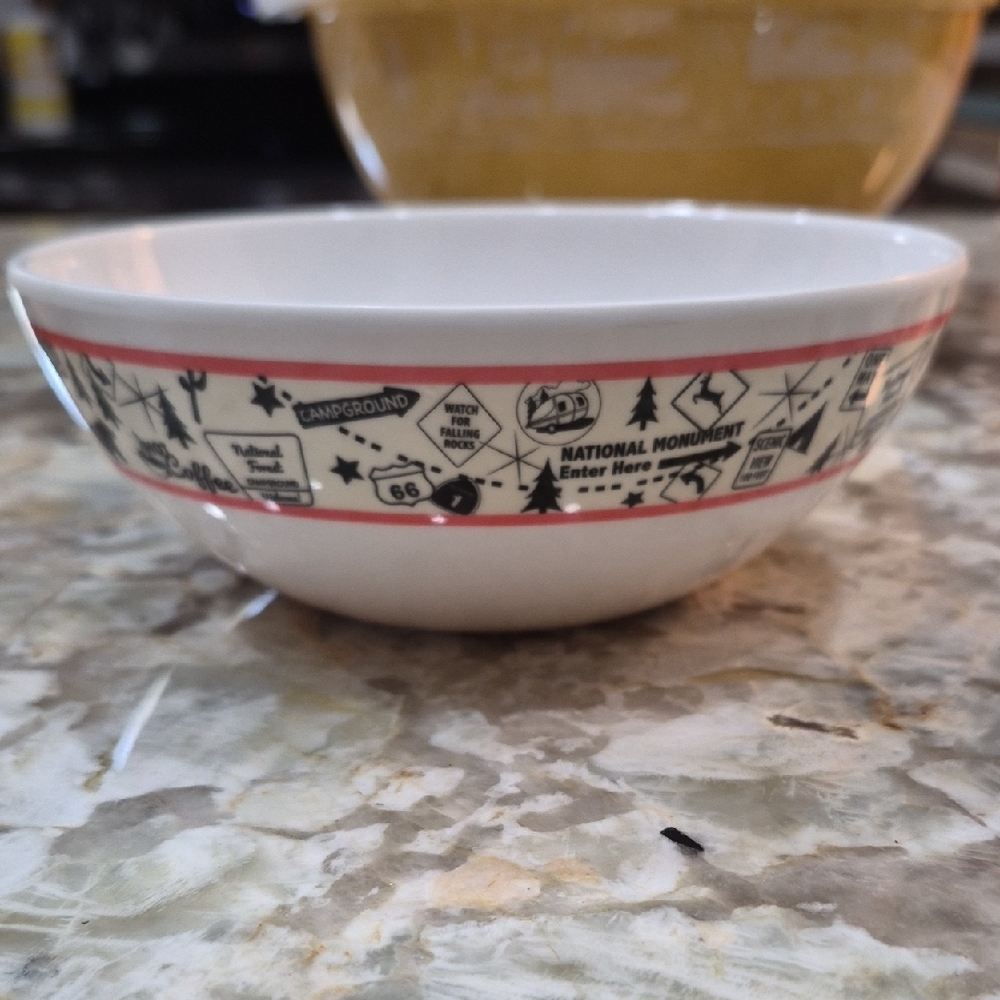Camp Casual RV White Melamine Cereal Bowl Size 6.25" Set Of 4